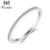 Kuololit 10K vast goud 100% Moissanite -ringen voor vrouwen 100% Hand Setting Lab Gegroeide diamanten ringen verloving Bruid Fijne sieraden T224i
