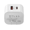 Nyanlända EU US UK QC3.0 Hot Sälj Universal USB + PD 20W Väggladdare Portabel Mobiltelefon Snabb Laddare till iPhone 13 12 11 Pro Max med Retail Box