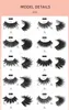 Makeup Eyelashes 3D Faux Mink Lashes Fluffy Soft Wispy Volume Natural long Cross False Eyelash Reusable Lash