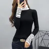 Women's Sweaters Tight Basic Sweater Women Thin Long Sleeved And Pullovers Turtleneck Slim Ladies Knitted Fashion