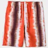 Gestreepte Mannen Korte Sets Zomer Hawaiian Casual Print Aloha Shirt Set Beach Patchwork Shorts Streetwear 2 Stks Oversize Mens Suit 210524