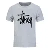 New 3D Art Pen Words stampa T-shirt estiva in cotone a maniche corte T-shirt da uomo G1222