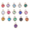 150pcslot mixed Birthstone charms 11mm Acrylic for Diy Necklace and Bracelet6709379