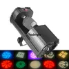 2PCS Amerikanska DJ Zipper 30W Vit DJ LED-strålspegel Rollerskanner DMX-ljus