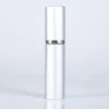 10cc Smooth aluminium parfumfles 10 ml hervulbare verstuiver reizen geur glazen spray flessen thuis geuren