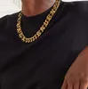 21SS Design italien B Collier de lettre en métal version large chaîne épaisse rétro bijoux pour hommes et femmes hip hop Street acce221P