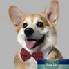 Grid Style Pet Dog Bowties Cat Bowknot Foto Props Slipsar Valp Kattunge Party Klä upp Krage Fabrikspris Expert Design Kvalitet Senaste Style Original Status