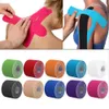 2021 Kinesiologi Tape Athletic Sport Recovery Strapping Gym Fitness Tennis Running Knä Muscle Protector Scissor Brace Vattentät Bandage