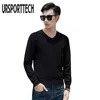 Autumn Knitted V Neck Pullover Jumper Sweater Men Streetwear Hip Hop Casual Slim Fit Long Sleeve Sweater Men Knitwear Pull Homme 210528