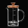 Franse drukpot koffie handbrewing pot set huis brouwen koffiefilter apparaat melk -frother theemaker koffiefilter cup 210408