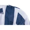 AIOPESON 100% Cotton Striped Linen Shirt Men Short-sleeved Fashion Suit Collar Beach Shirt for Men Men Summer Shirts 210628
