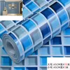 Waterproof Oil-proof Wallpaper Contact Paper Wall Stickers PVC Self Adhesive Bathroom Kitchen Countertop Home Improvement 45*10cm