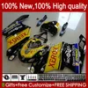 Carrosserie de moto pour DUCATI 749S Jaune noir 999S 749 999 2003 2004 2005 2006 Kit carrosserie 27No.81 749-999 749 999 S R 03 04 05 06 Capot 749R 999R 2003-2006 Carénage OEM