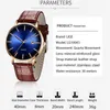 Lige 2021 Fashion Casual Mens Relojes para hombre Top Brand Luxury Leather Gold Clock Male Sport Wristwatch Reloj de cuarzo impermeable para hombres x0625