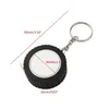 1 Pc Blank Keychain Steel Tape Measure DIY Heat Transfer Keychains Board Ornaments Single-Sided Pendants for Sublimation Keyring G1019