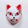 Party Masks Demon Slayer Tanjirou Mask Sabito Mascarilla Anime Makomo Cosplay Masques Хэллоуин Костюм Mascaras LED