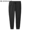 Män Byxor Terry Joggers Bomull-Poly Spodnie Meskie Casual Trousers Solid Calca Masculina Stilish Jogger 210709