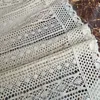 1pc American Style Cotton Crocheted Short Curtain Coffee Curtain Small Kitchen Curtain Home Decorative 210712