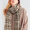 スカーフかわいいチベットテリア3 dプリント模造カシミヤスカーフ秋と冬の厚い暖かいショール