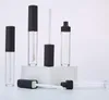 Contenitori per bottiglie di plastica lucidalabbra da 5 ml Contenitori per ciglia eyeliner per tubo trasparente vuoto per lucidalabbra SN3236