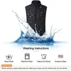 Verwarming Zones Dames Elektrisch Verwarmde Jassen Vest Kleding USB Oplaadbare Dames Vest Voor Fiets Jacht Heren Vests266o