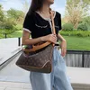 Tägliche TascheMarke Brief Tote Tasche Weibliche Mode Leder Schulter Taschen Dame Designer Luxus Umhängetasche Einkaufstasche Schulranzen Frauen 2021