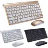 2.4g Trådlöst tangentbord och mus Protabble Mini Keyboard Mouse Combo Set för Notebook Laptop Desktop PC Dator Smart TV PS4