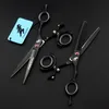 Hair Scissors 6 Professional Salon Structure Set Cutting Barber Haircut Thinning Shear Swivel Thumb Shears