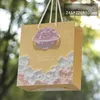Borse portaoggetti Creative Gentle Flower Tote Bag Gift Festival Packaging Candy Cookie Present Packing Wedding Party Goodie For Sweets