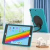 360° Rotation Kickstand Tablet Cases for iPad 10.2 [7th/8th Gen] Mini 5/4 Air 3/2/1 Pro 11/10.5/9.7 inch Samsung Galaxy Tab T220/T290/T500/T870 3-Layers Shockproof Protection Case