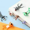 Bookmark 8 pcs bookmarks de animais 3d desenhos animados estéreo adorável novidade engraçado estudante de papelaria presente para crianças (h)