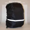 Outdoor Bags Reflective Waterproof Backpack Rain Cover Sport Night Cycling Safety Light Raincover Case Bag Camping Hiking 30-55L