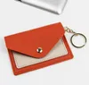 DHL300pcs Card Holders Women PU Candy Color Patchwork Short Square Hasp Min Wallet Mix