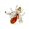 Igame Wasp Spinki do mankietów Gold-Color Quality Quality Mosiądz Crystal Design