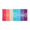 Gland couverture couvertures de plage unique arc-en-ciel Chakra tapisserie serviette Mandala Boho rayures imprimer voyage Yoga Camping Mat206v