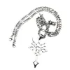 Große 2 '' Hatchetman Kreuz Halskette Edelstahl ICP Charms Anhänger für Mens Jungen Silber 24 Zoll