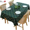 Grille N complexe broderie s Solid Table Cover Stand Festival Polyester Cotton Natural Posé Drop 210626