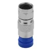 Watering Equipments Rg6 F Type Connector Coax Coaxial Compression Fitting 20 Pack (Blue)