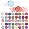 40 kleuren glitter oogschaduw palet diamant pailletten gel geperst oogschaduw paletten glanzende goud roze rode ogen make-up cakaila