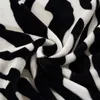 毛布スタイリッシュなブラックホワイトヒョウパターンベッドスプレッドブランケット高密度スーパーソファー/ベッド/車の携帯用特別格子縞