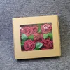 25 pçs / caixa PE espuma rosa flores cabeça com folhas em casa decoração de casamento artificial flores diy bride bouquet simulação flor para rrd12926