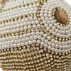 Boutique De Fgg – sac à main Vintage avec pompons en diamant, boule ronde pour femmes, bourse De soirée perlée et pochette en cristal De mariée De mariage