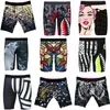 Boxers pour hommes de haute qualité, sous-vêtements pour hommes, slips à séchage rapide, Promotion, styles aléatoires, impression graffiti, maillot de bain, plage, pantalon de natation D