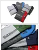 Gosha Mens Sweatshirt Hip Hop Fashion Panalled 긴 소매 풀오버 4 색 러시아어 편지 인쇄 리브 베드 크루 넥 스웨터