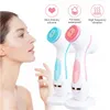 Facial Cleansing Brush Sonic Nu Face Rotating Brushes Set Galvanica Spa System Deep Clean Skin Blackhead Care 2set