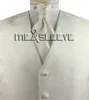 fashion design suit vests professional custom made mens wedding swirl waistcoat set(waistcoat+ascot tie+handkerchief)