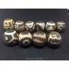 Fengshui Ji bead 18mm * 20mm 1 PZ 1 Lotto Denaro Gancio Dente di Tigre Vaso del Tesoro Dzi Pietra Naturale Perline Tibetane