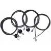 Câble métallique en acier robuste, pièces de rechange, accessoires de poulie de Fitness pour gymnastique à domicile, diamètre 5mm 1.4M-3M