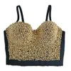 Irene Tinnie Pearls Jewel Diamond Bralet Bustier Festa de Casamento Bra Bra Coloque Corteado Corte Plus Size 210401