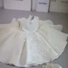 Girl's Dresses Baptism White Ceremony Dress Girl Beading 1st Birthday Baby Elegant Princess Party Christening Vestidos